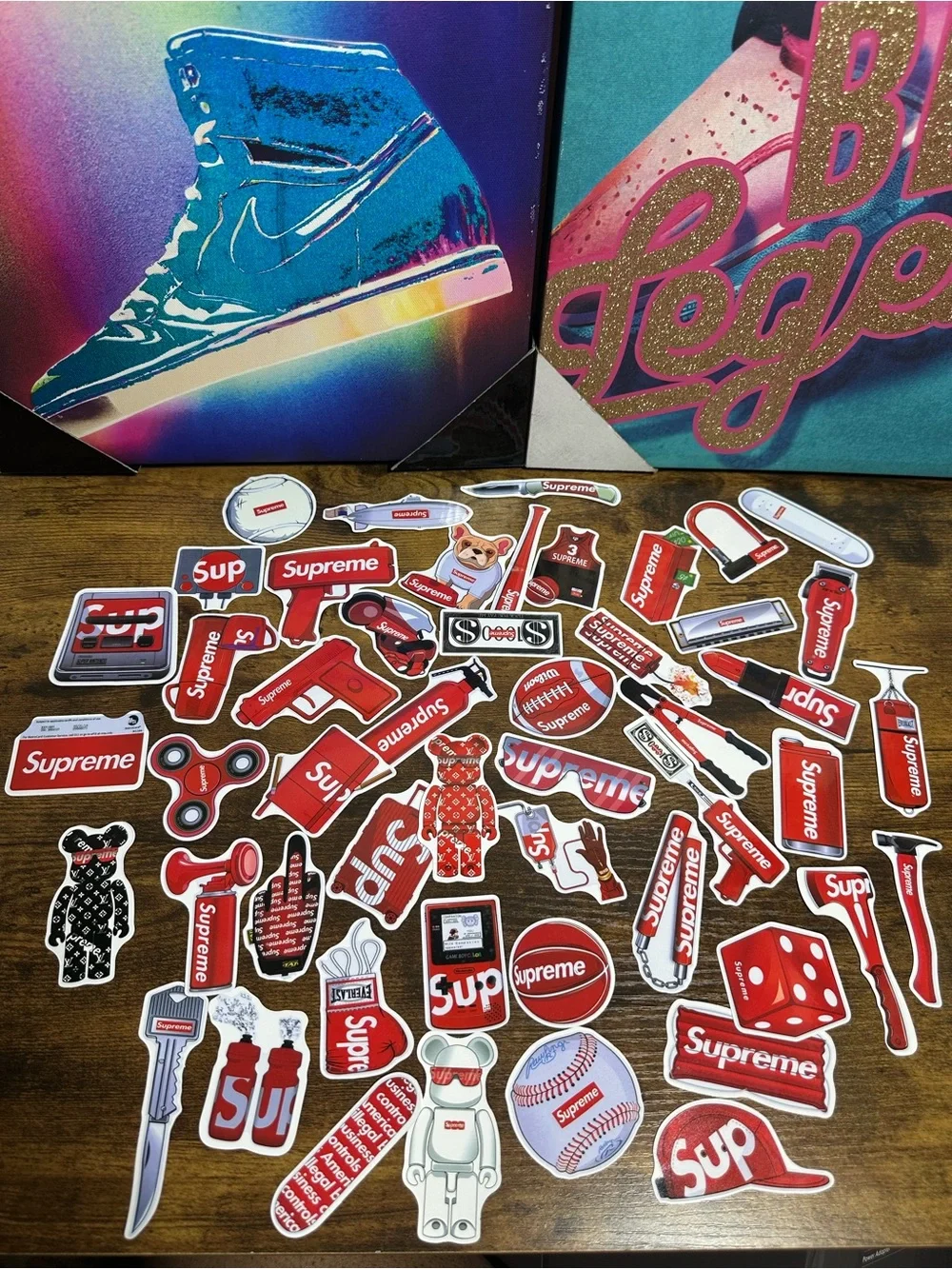 Supreme pack of 50pcs premium stickers